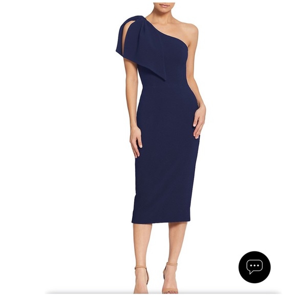 Dress the Population Dresses & Skirts - Dress the Population Dress, TIFFANY, one shoulder, size M, NWOT